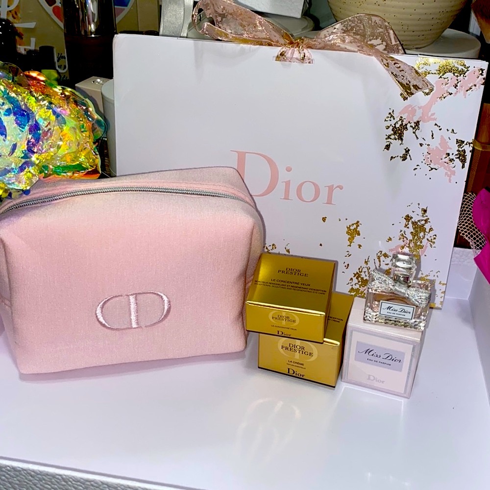 Dior Pink Pouch Lux Bundle